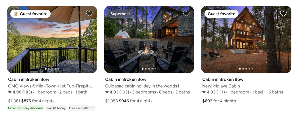 Airbnb Ratings Examples