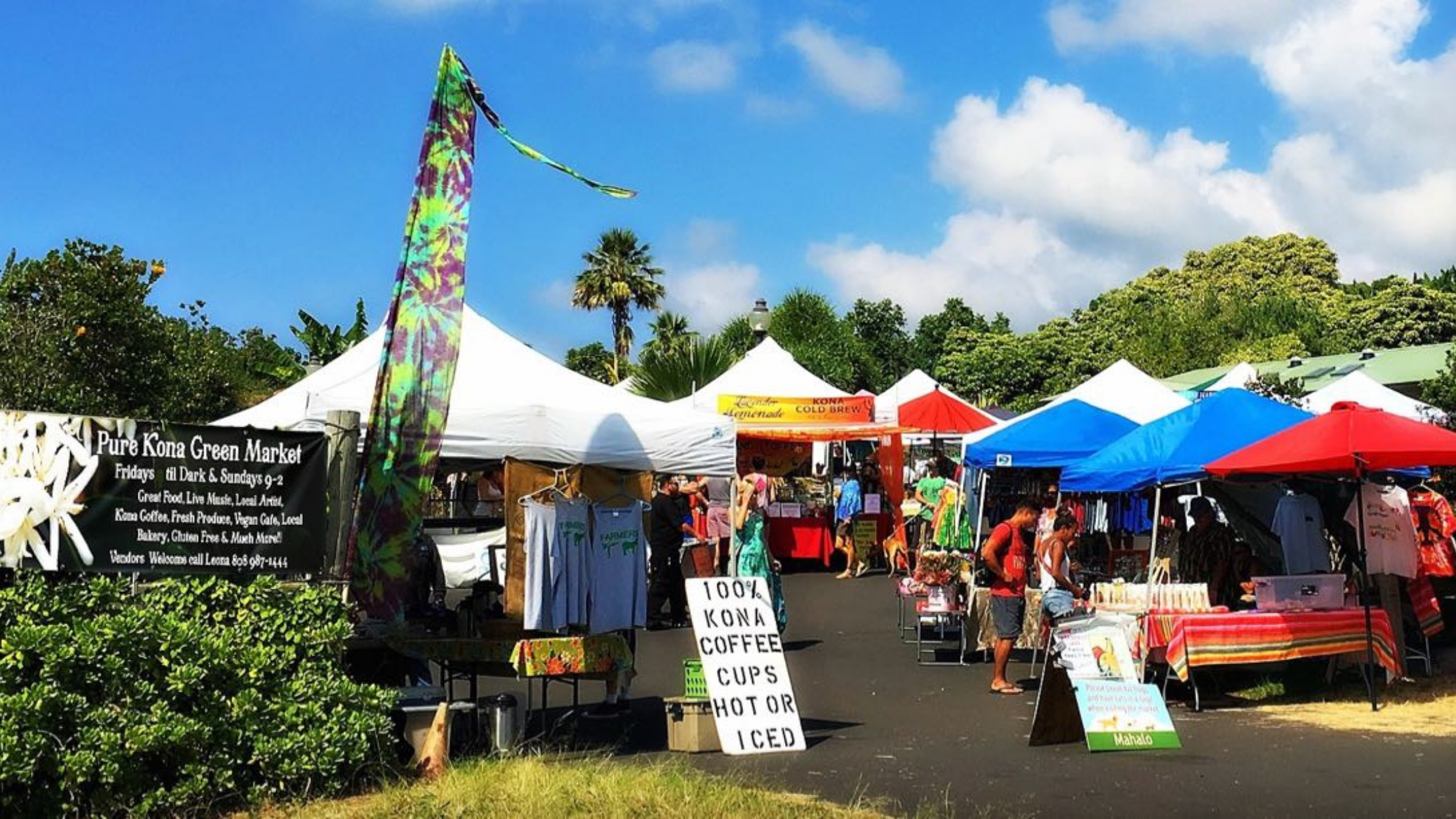 Local farmers market on the Big Island