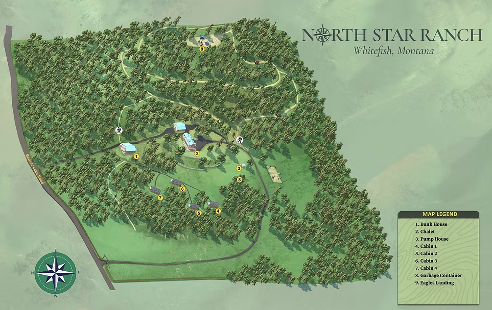 North Star Ranch property in Whitefish Montana