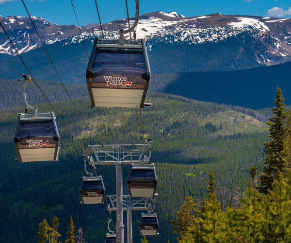 Summer hiking and mountain biking at Winter Park Resort Colorado