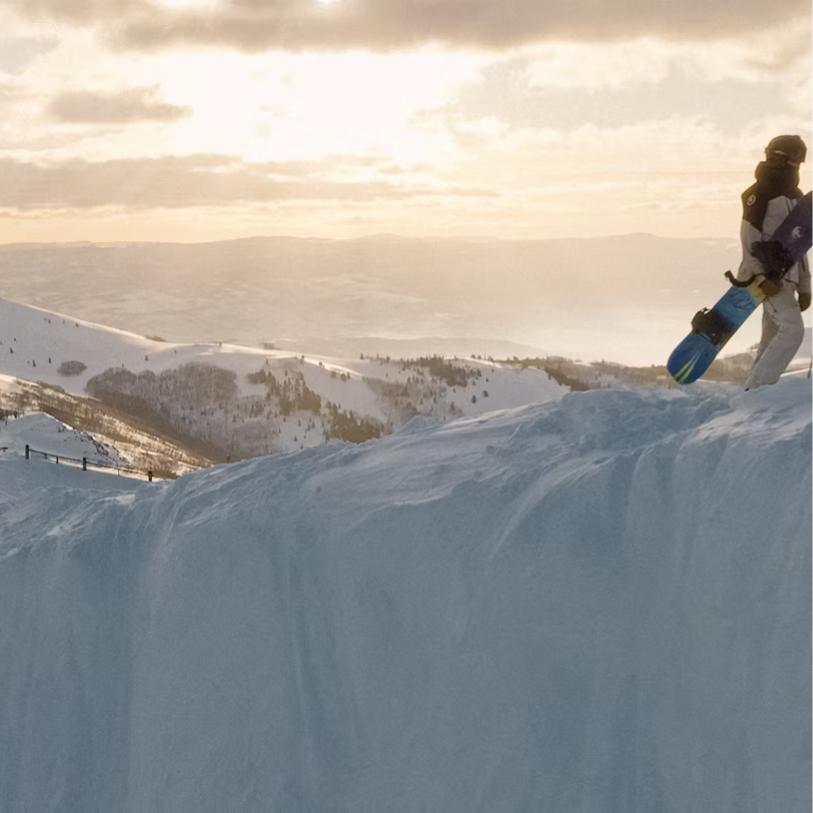 Powder snow and winter skiing in Park City Utah